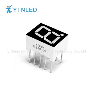 0.39英寸1位数码管共阴共阳红橙黄绿翠绿蓝白色ELS-3191CS,DS,CG,DG,CO,DO,CY,DY,CGG,DGG